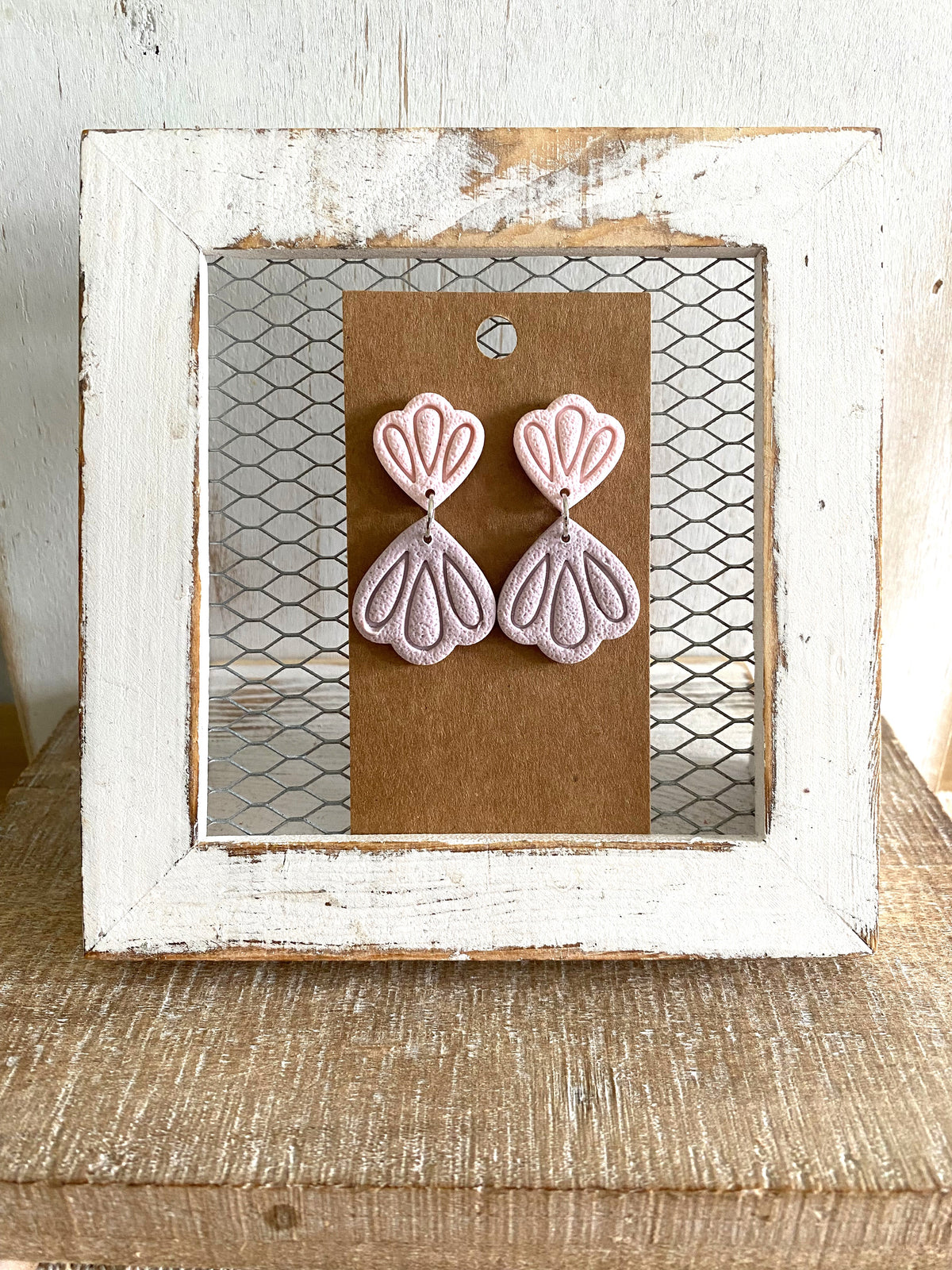 Pink & purple mermaid dangles