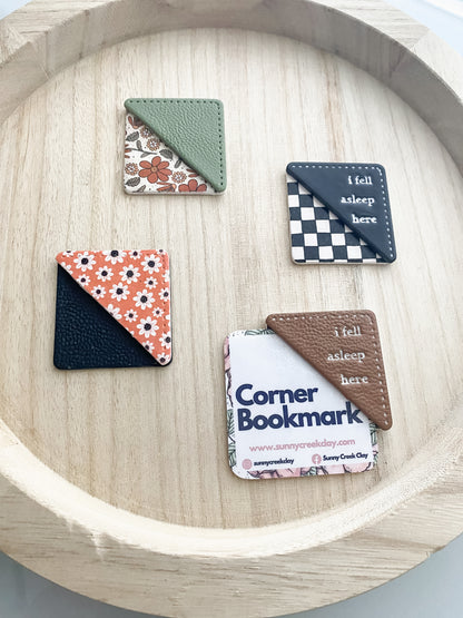 Corner bookmarks (multiple styles available)