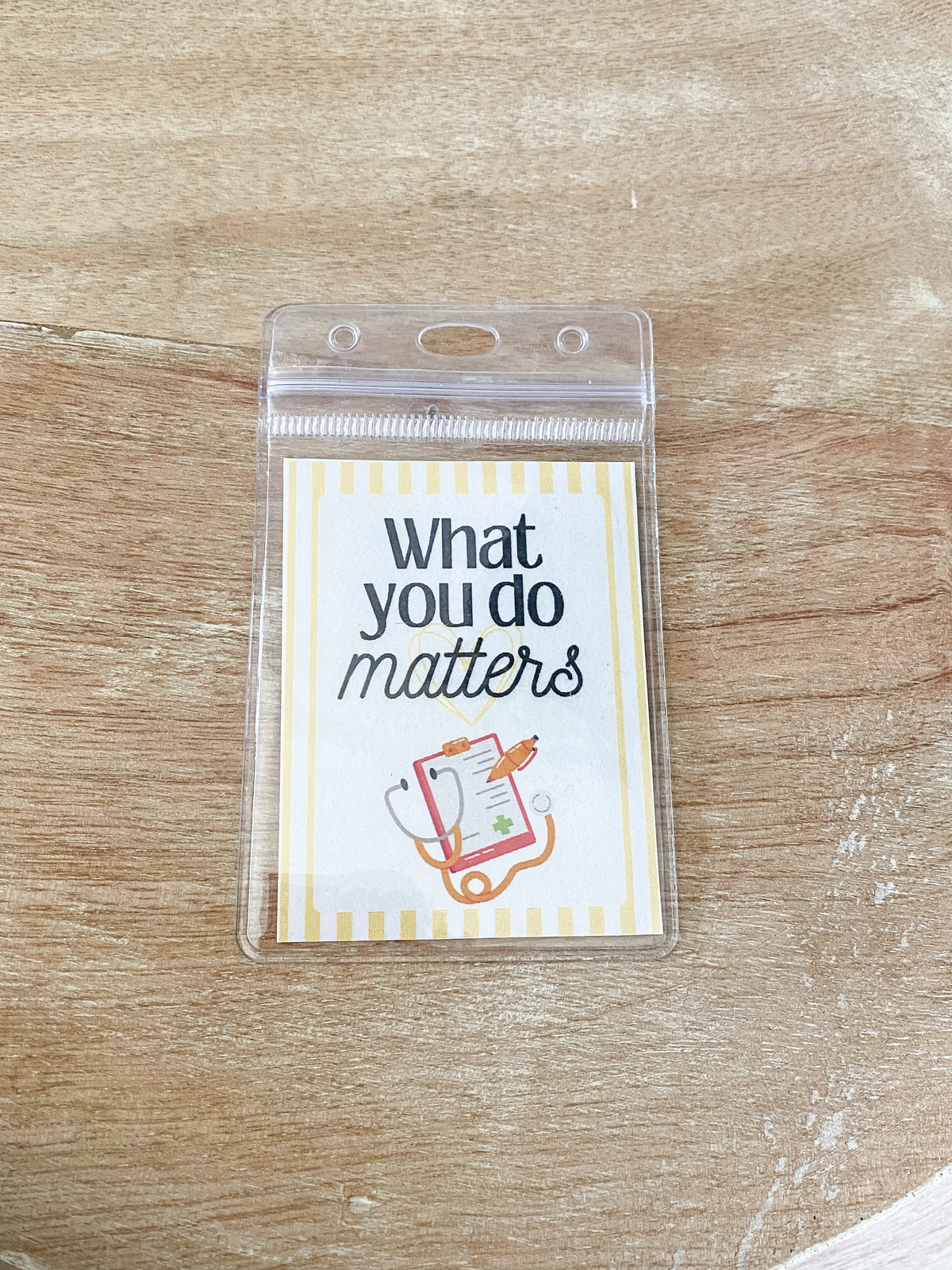 *Add On* Badge Reel Sleeve & Insert
