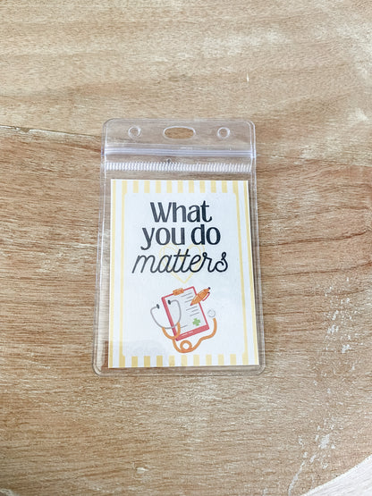 *Add On* Badge Reel Sleeve & Insert