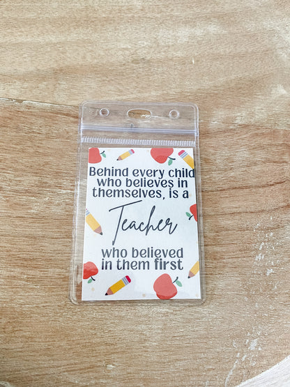 *Add On* Badge Reel Sleeve & Insert