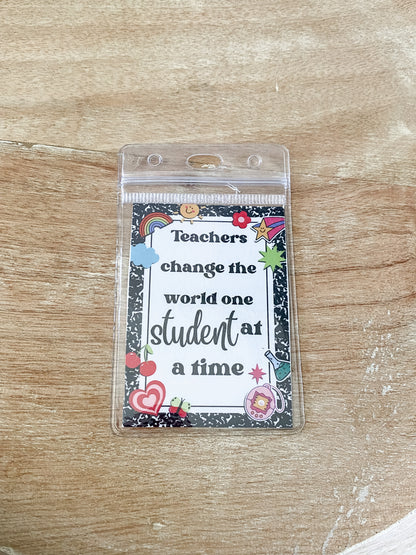 *Add On* Badge Reel Sleeve & Insert