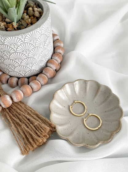Gold Hinge Hoops