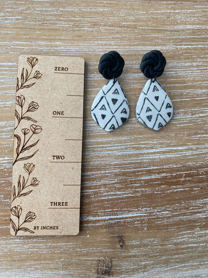 Abstract black and white print collection