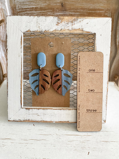 Tropical wood and resin dangles