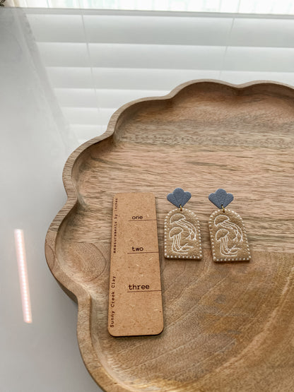 Jellyfish polymer clay earrings (two styles available)