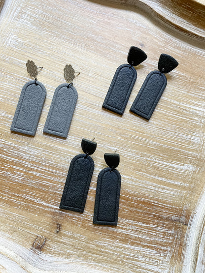 Thin arch earrings (multiple styles)